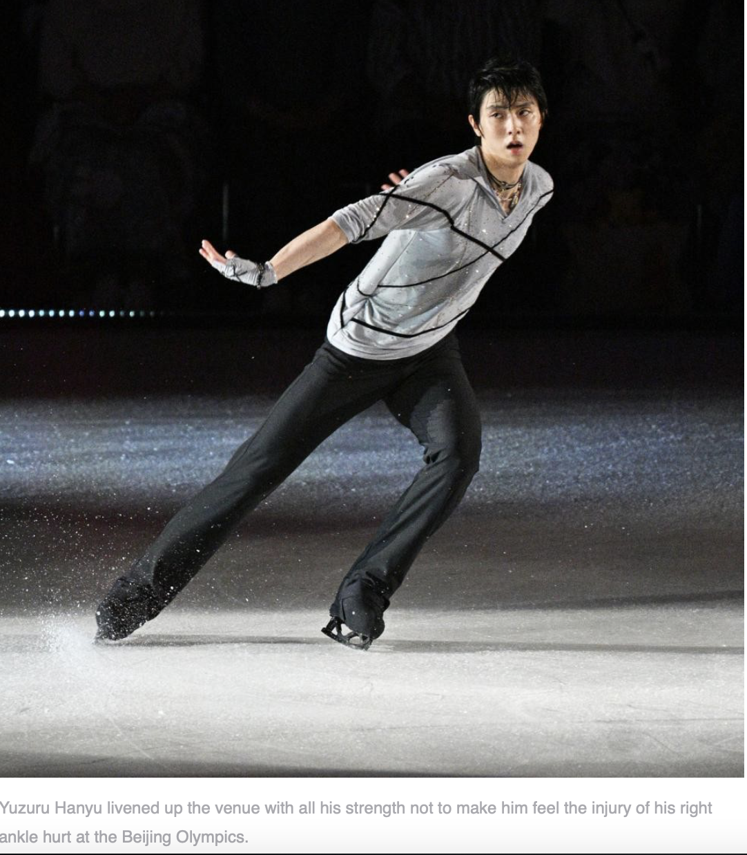 Yuzuru Hanyu's passionate ice show, delighted with his first performance in 96 days since the Beijing Winter Olympics